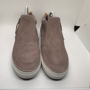 Sperry Women's Crest‎ Lug Taupe Suede Chukka Boots STS86851 SZ 7